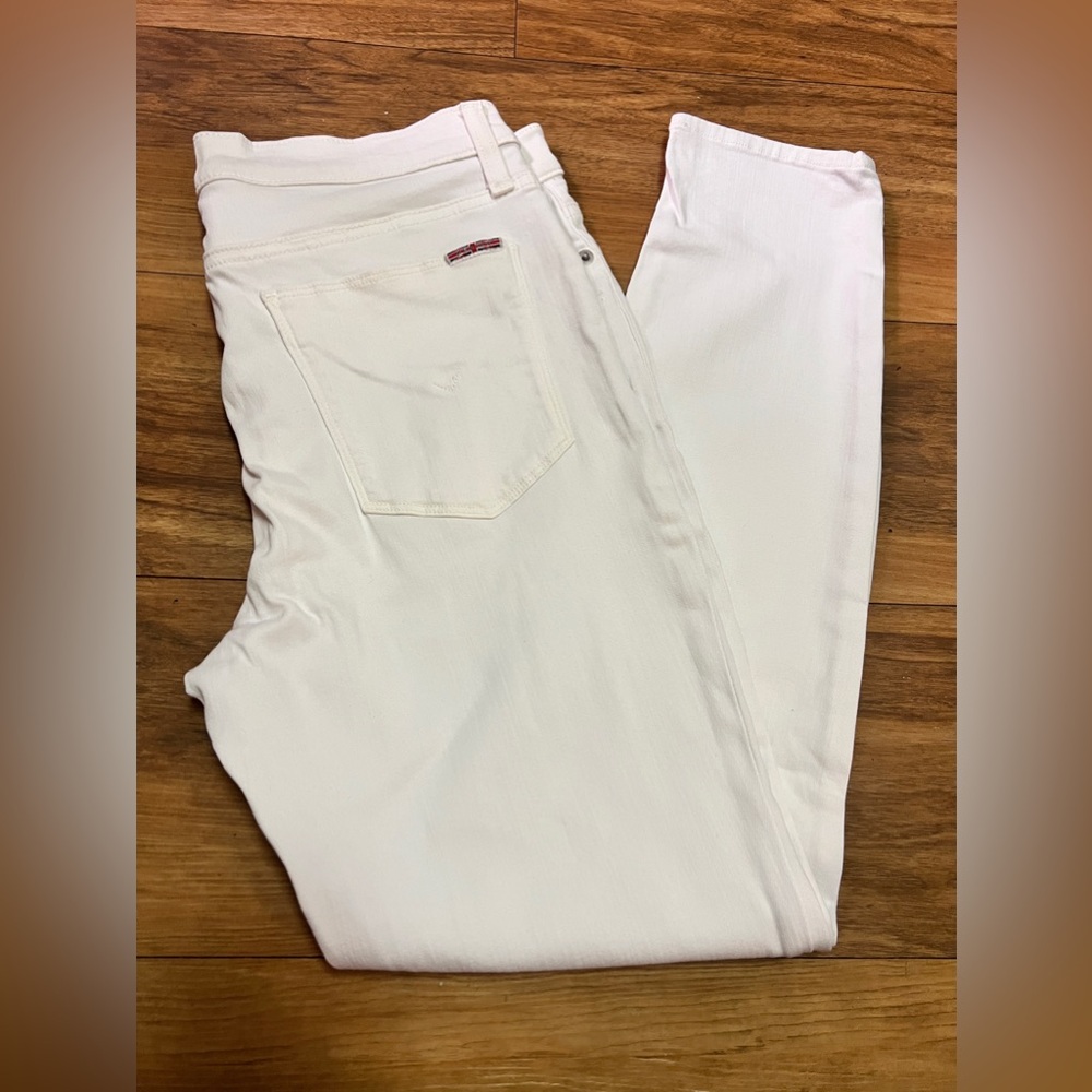 Like New Hudson Natalie Skinny Jean Size 31 White